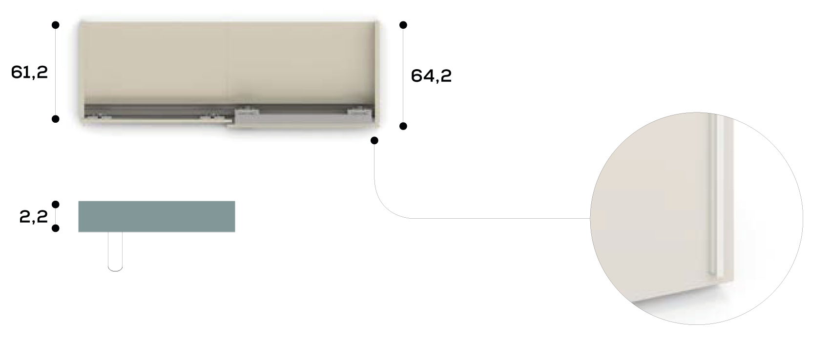 Nit schuifdeur Bed Habits